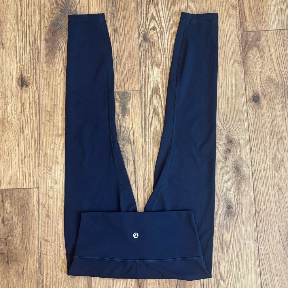 Lululemon Wunder Under High Rise Tight 25" In True Navy Size 4